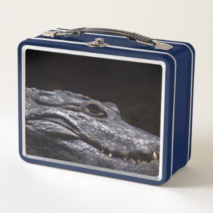 crocodile metal lunch box|Crocodile Alligator Lunch Boxes .